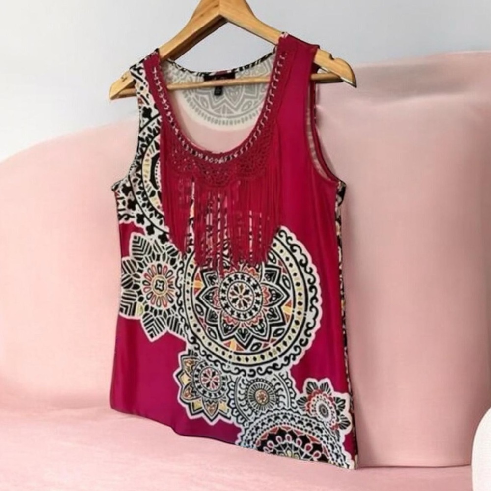 Melissa Paige Tassel Top Small